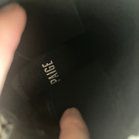 Paige 'Willa' Women's 7 Snakeskin Leather Pointed Toe Bootie Festival Boho - Picture 7 of 9